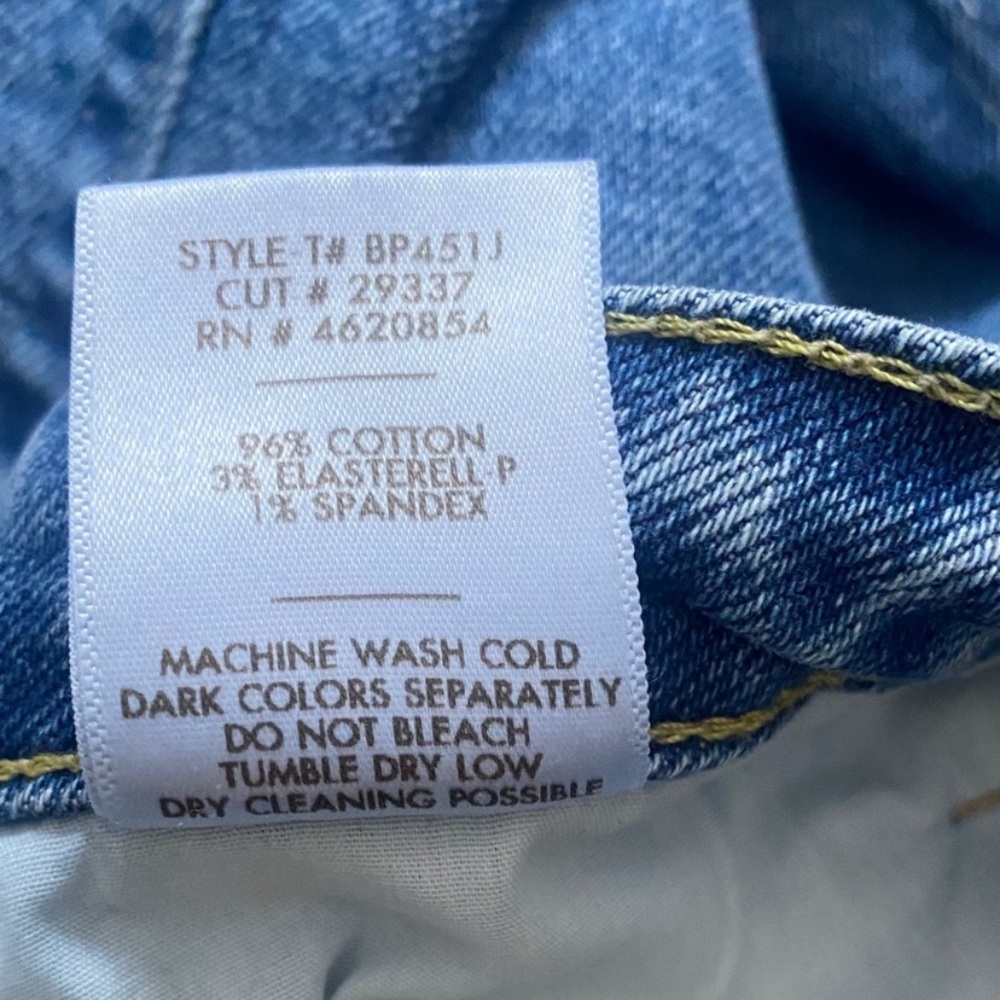 Just Black Denim Made in the USA Straight Leg Jeans - Picture 5 of 5